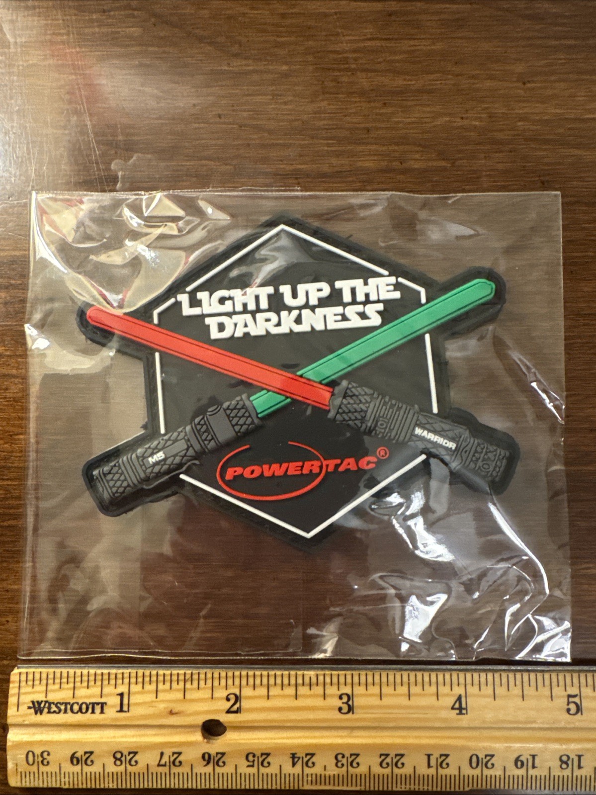 Shot Show  2026 Powertac Light Up The Darkness Saber Morale Patch NEW