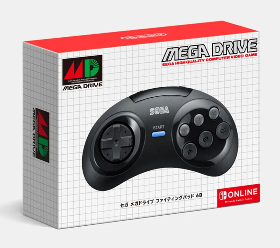 SEGA Mega Drive Fighting Pad 6B Controller Nintendo Switch Online Tokyo StoreBag
