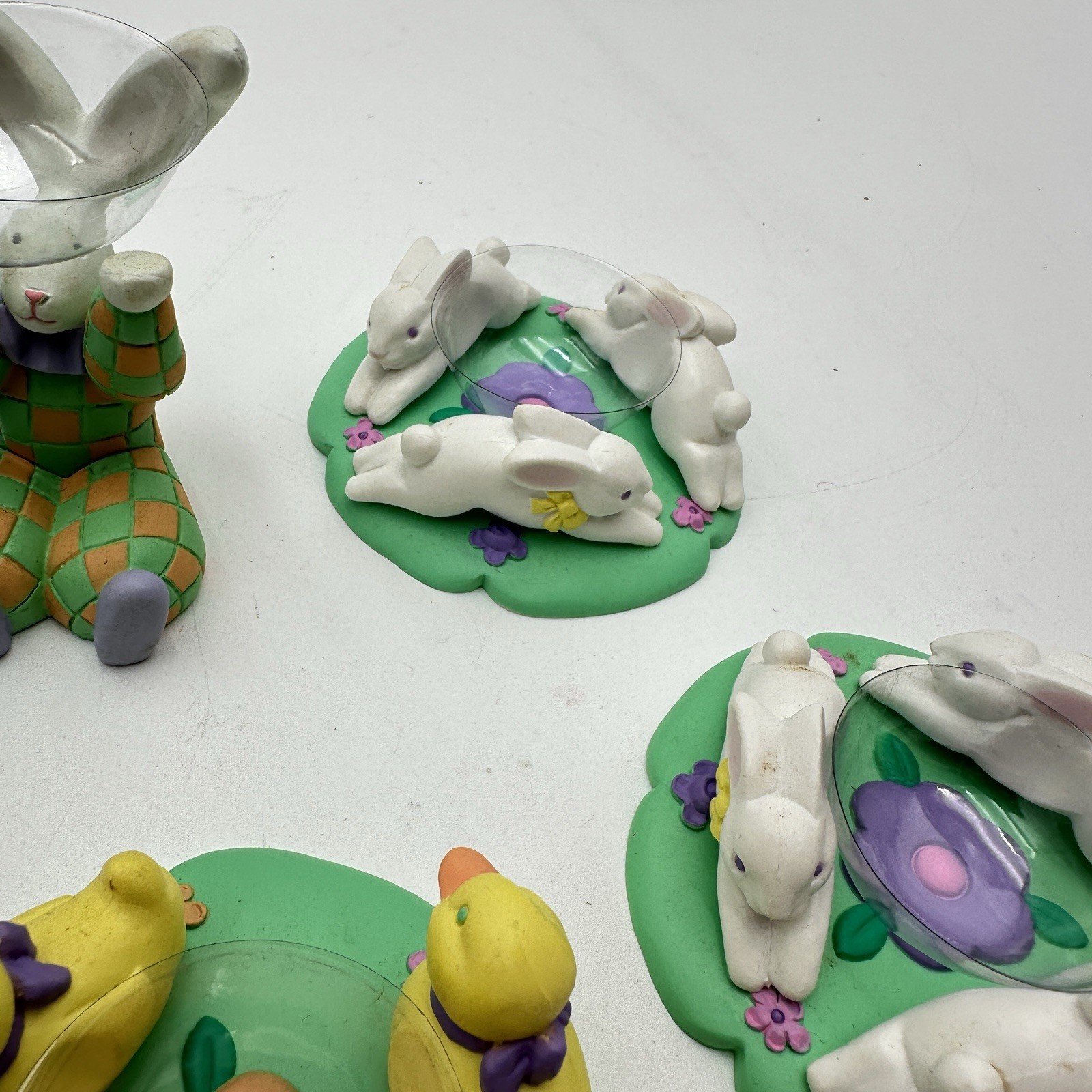 Avon Easter Collection Bunny Egg Holders Set of 7
