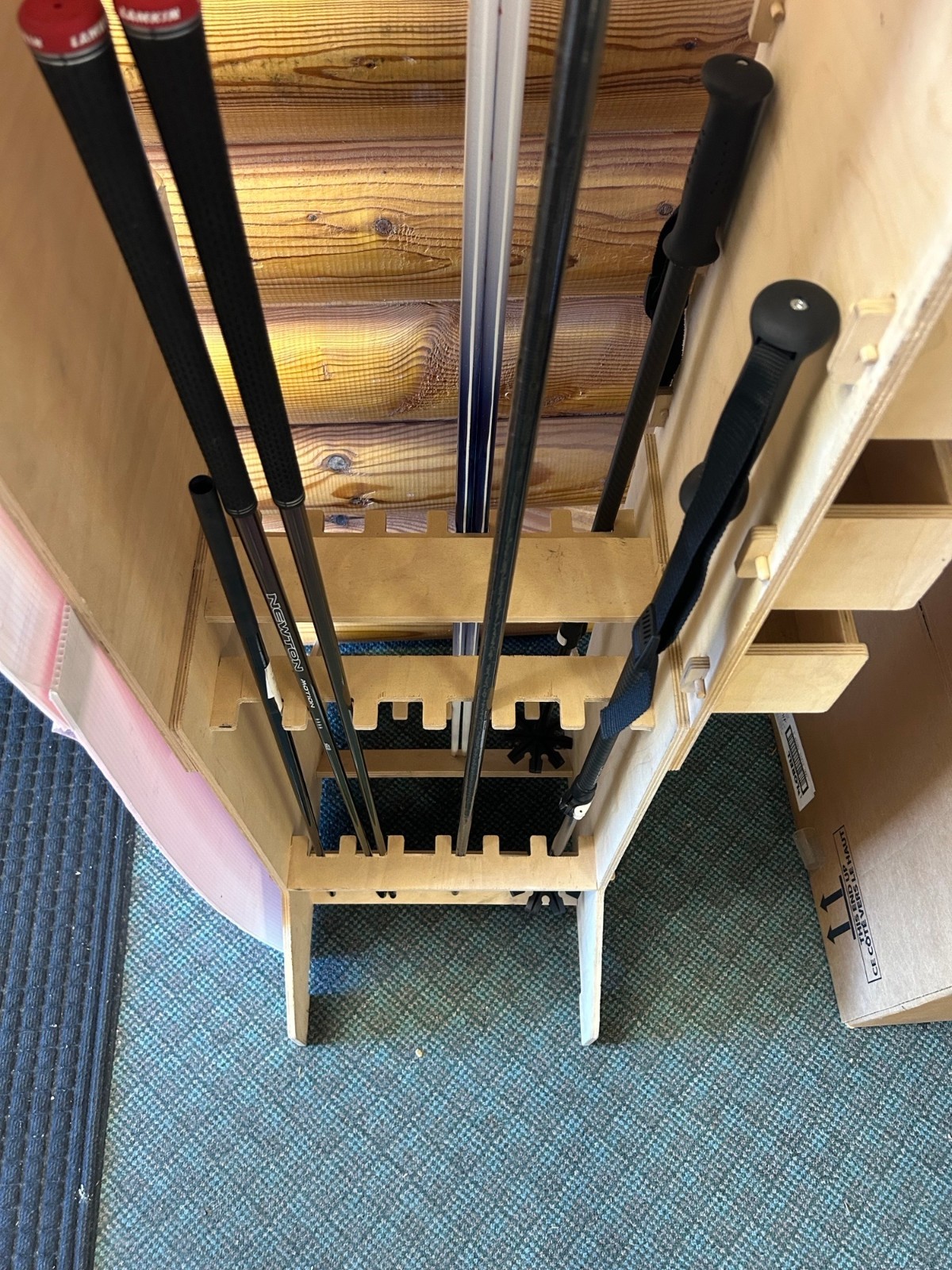 Wooden Display Rack