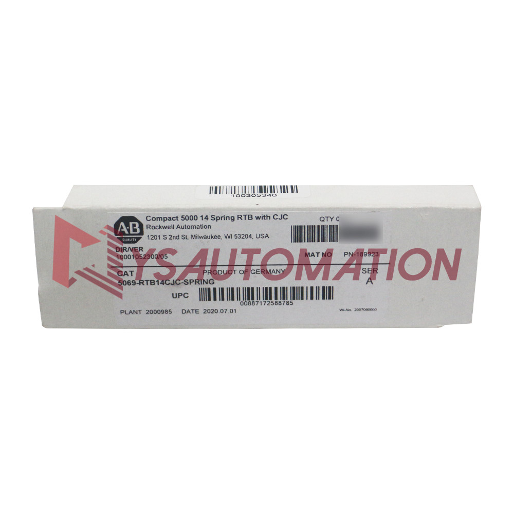 New 5069-RTB14CJC-SPRING AllenBradley Compact 5000 14 Spring RTB with CJC US