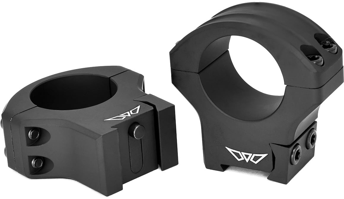 Warne HyperLite Tikka Ring, Matte Black, 30mm High, Black, 8515TM