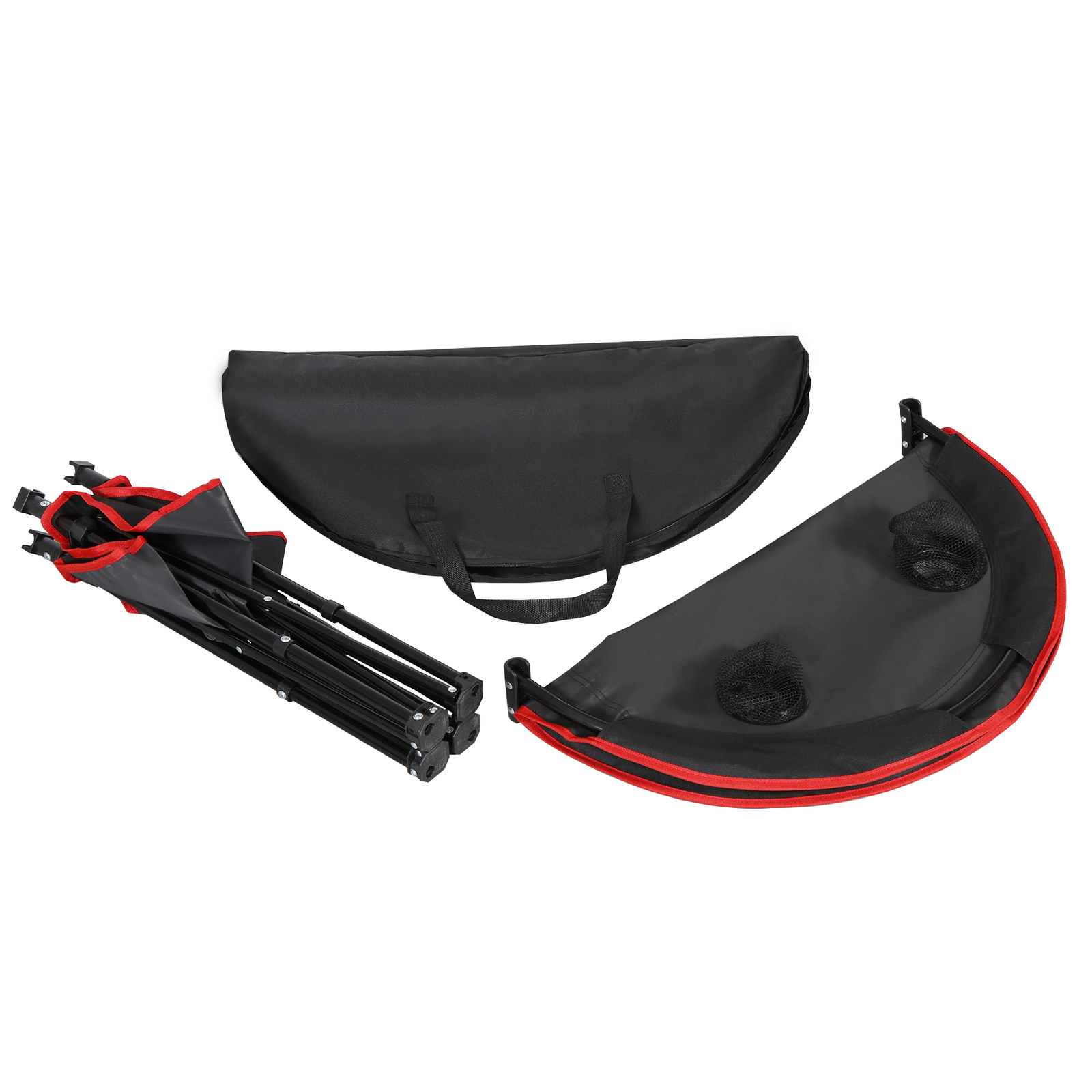 Portable Beach Table Folding Picnic Table with Carry Bag with 4 Cup Holders