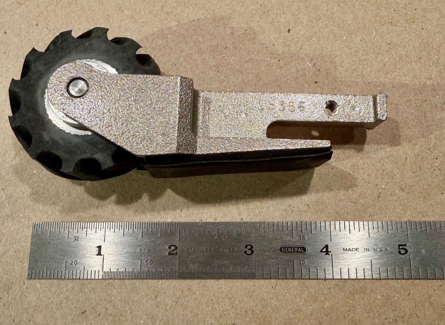 DYNABRADE FILE CONTACT ARM #15356, EXCELLENT CONDITION