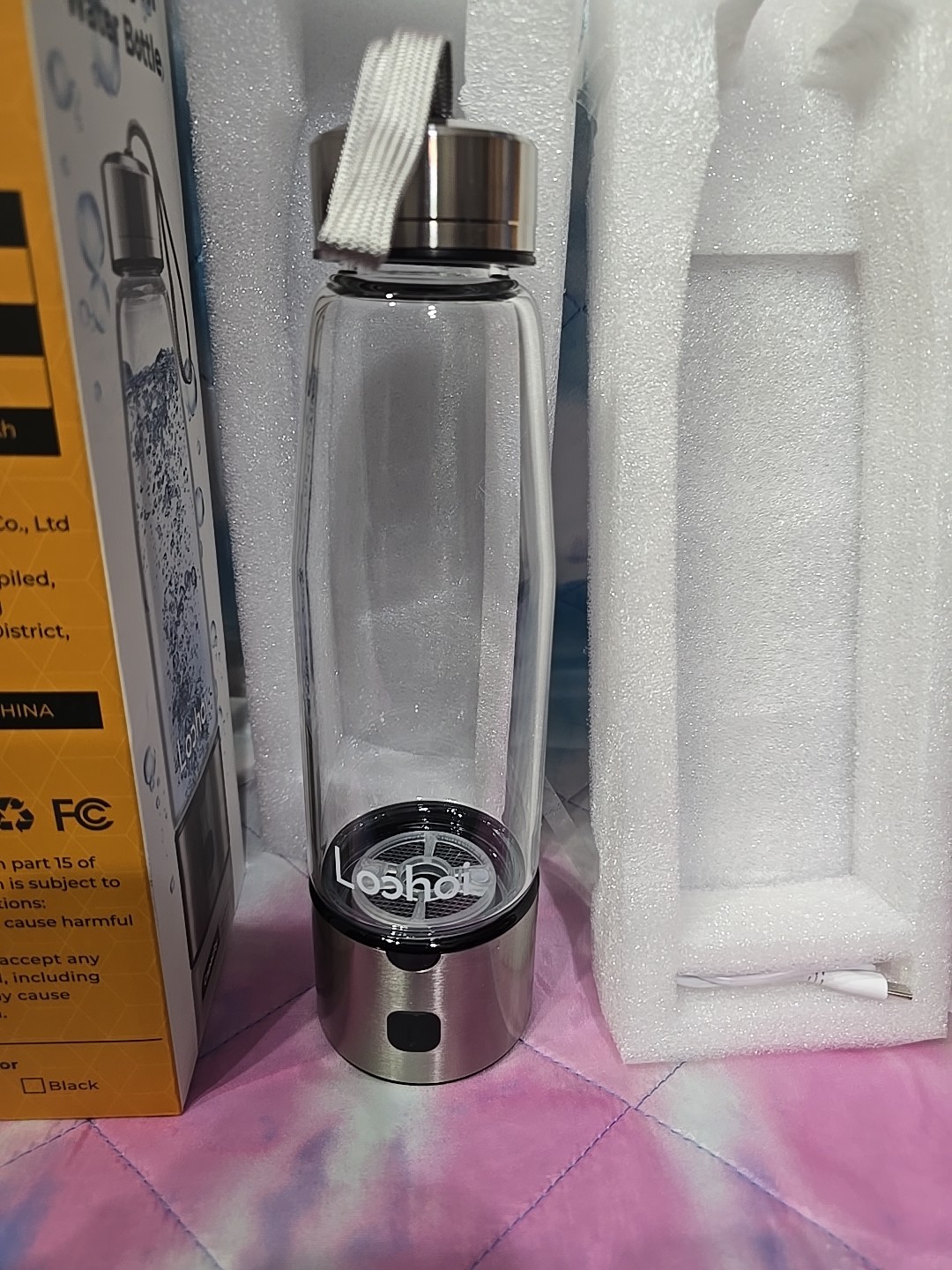 Loohoi Hydrogen Water Bottle New