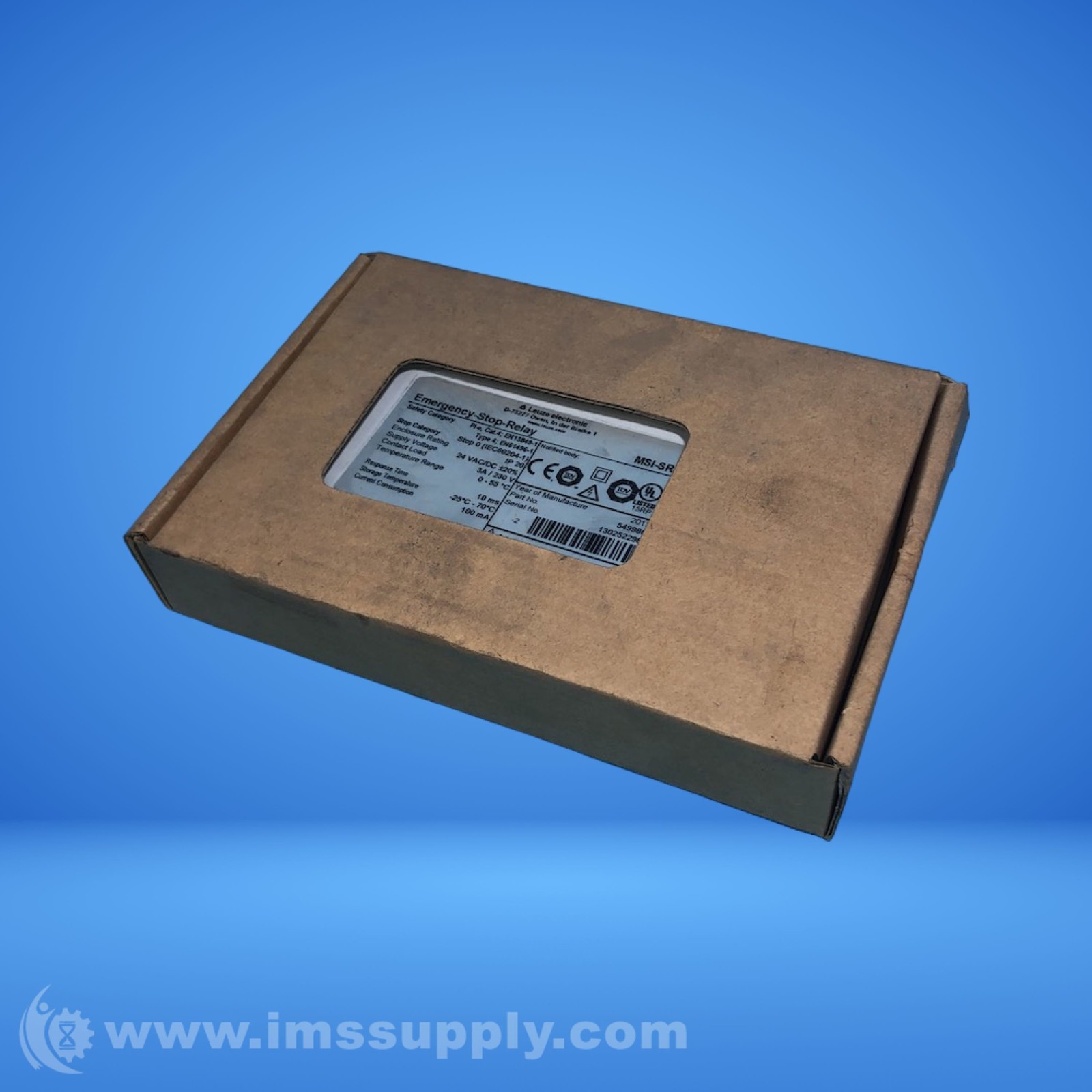 LEUZE MSI-SR4 Emergency-Stop-Relay 24 VAC/DC FNFP