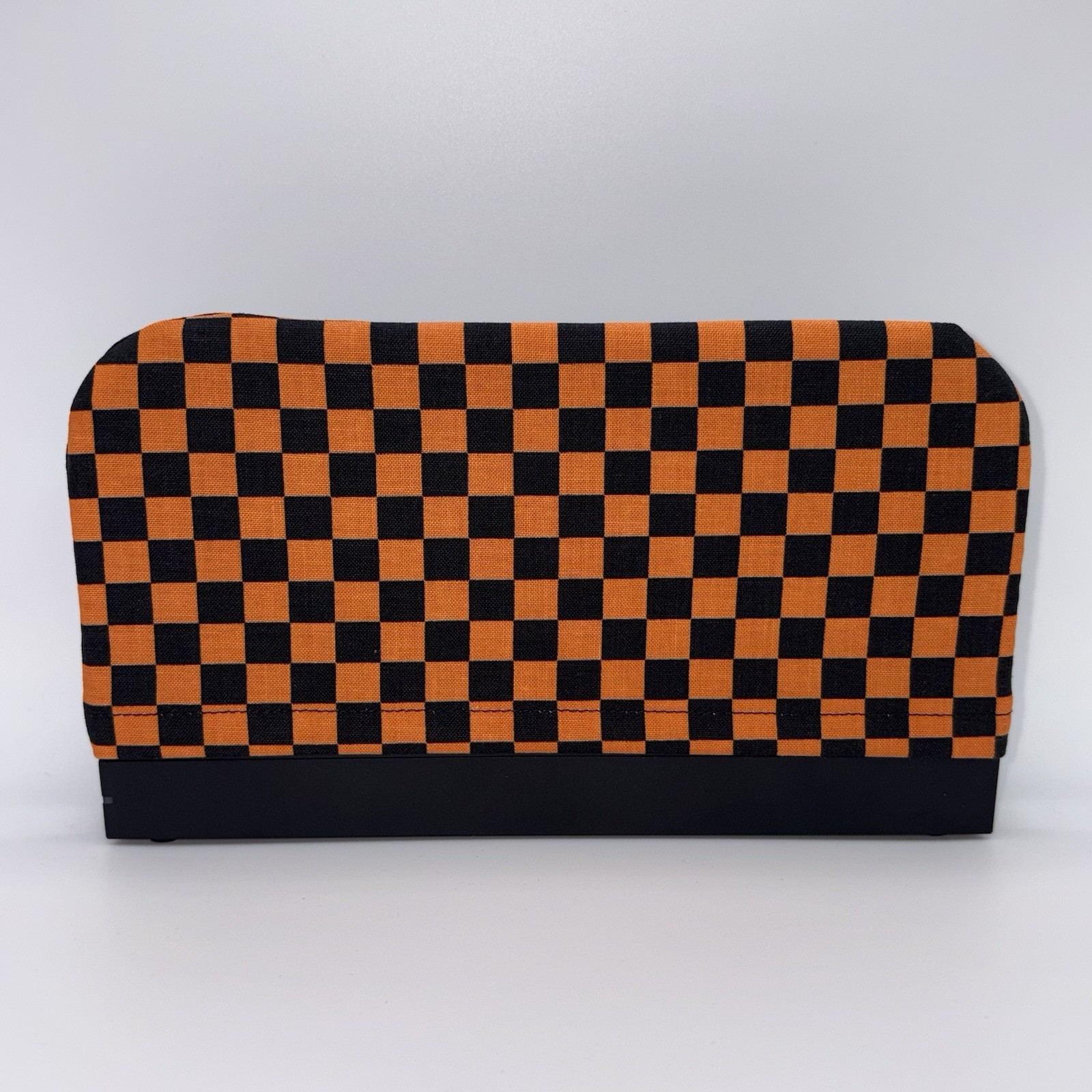Nintendo Switch 2 Dock Cover Checkered Orange Black Screen Protector Sock Punk