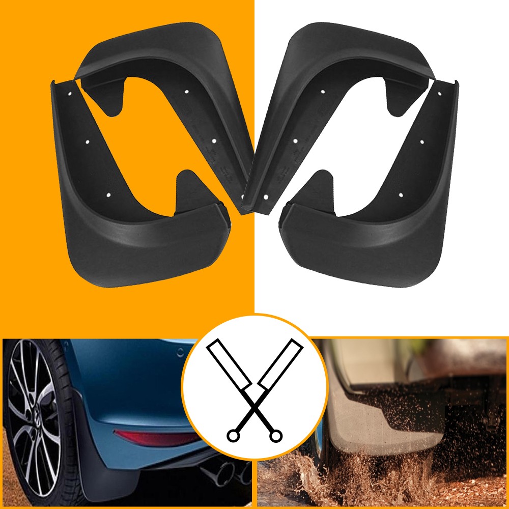 For Ford Mustang GT 4PCS Car Mud Flaps Splash Guards Front or Rear Auto Accesso
