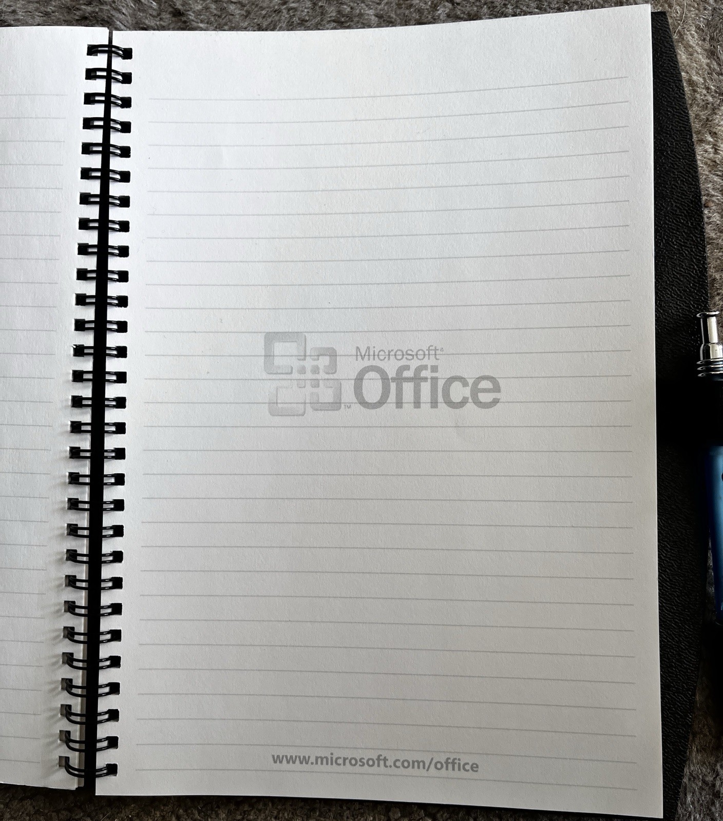 Microsoft Office 2003 SPIRAL NOTEBOOK w/Pen Tech Software Company