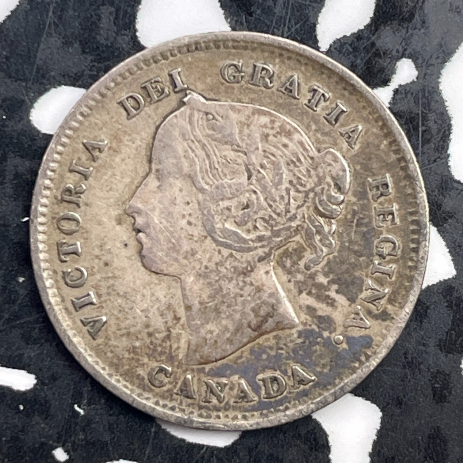 1892 Canada 5 Cents Lot#F3430 Silver! Nice! Better Date