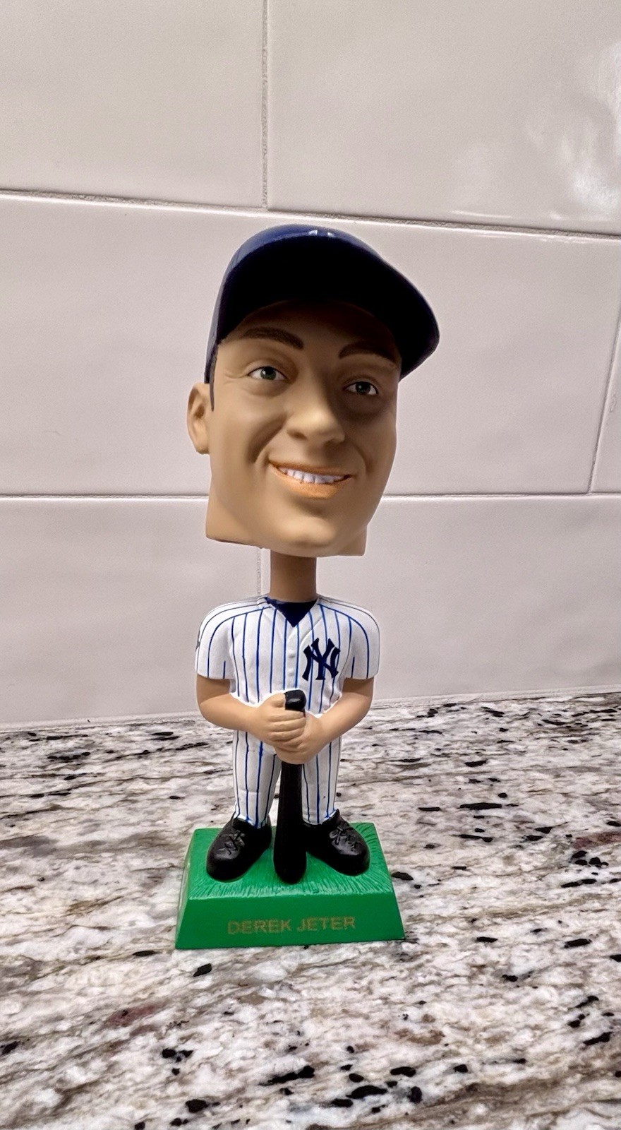 Upper Deck Derek Jeter Bobble Head 2000 Collectible