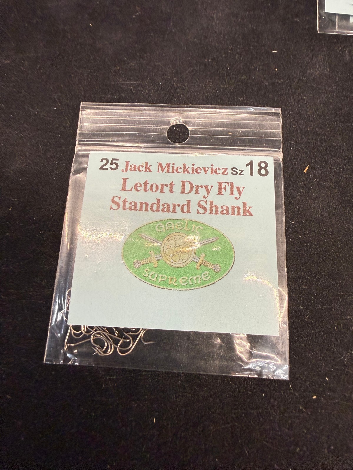 Vintage Gaelic Supreme Jack Mickievicz  Letort Dry Fly Hooks