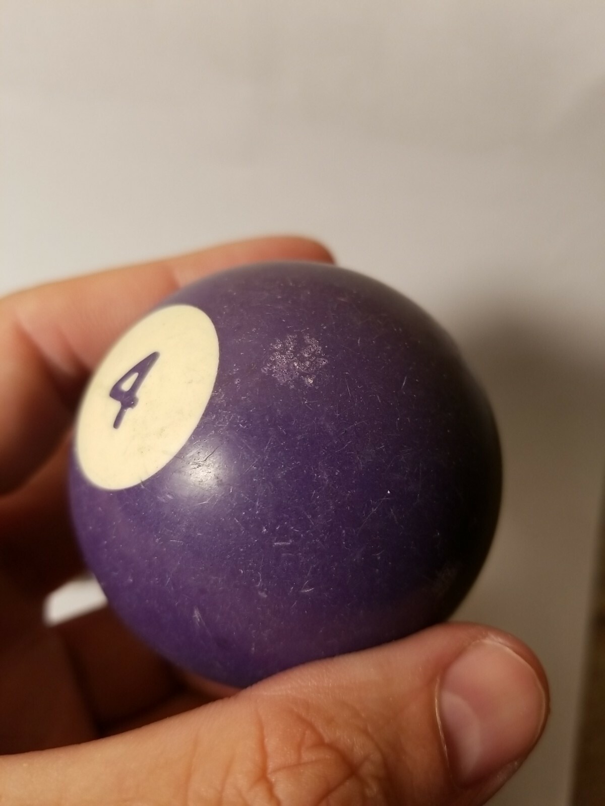 Vintage Bakelite Solid 4 Ball Billiard Pool Replacement 2 1/4" Standard Size