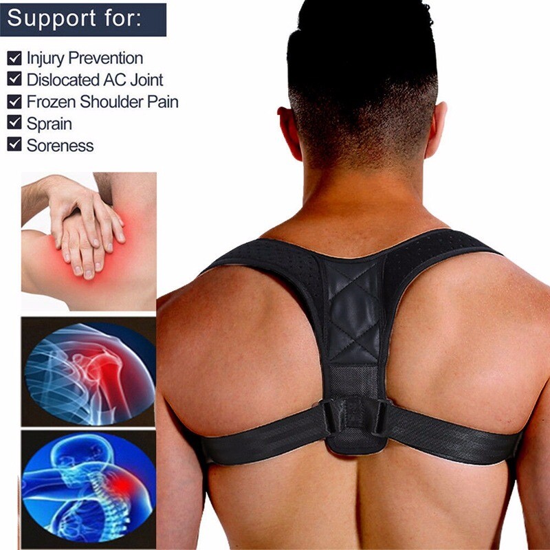 Chaleco Corrector De Postura Para Hombre Mujer Niños Dolor Espalda Fajas Soporte