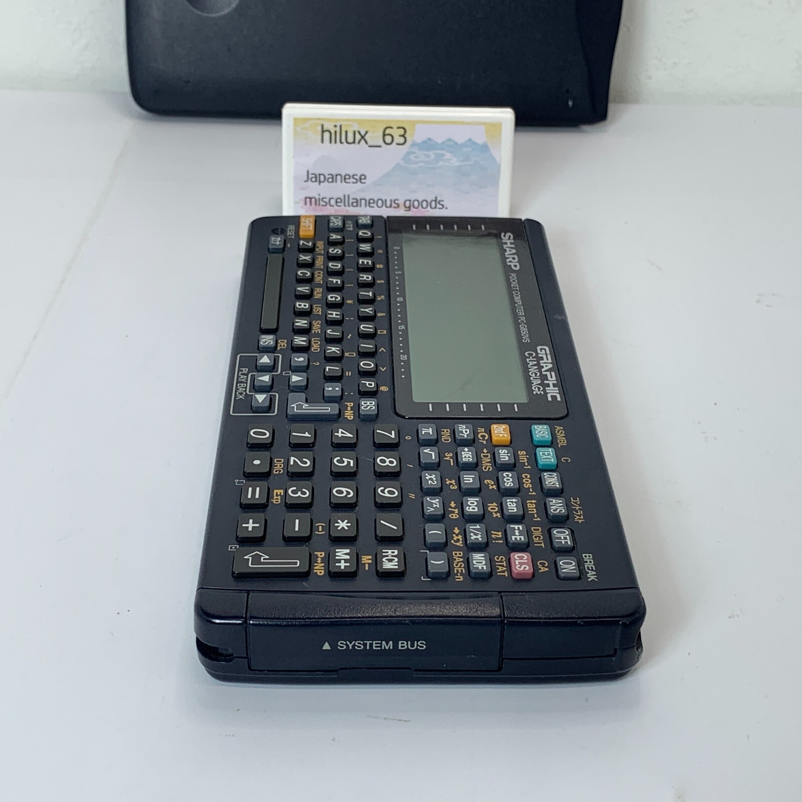 SHARP Pocket computer PC G850VS vintage Function Calculator Tested Japan Pokecom