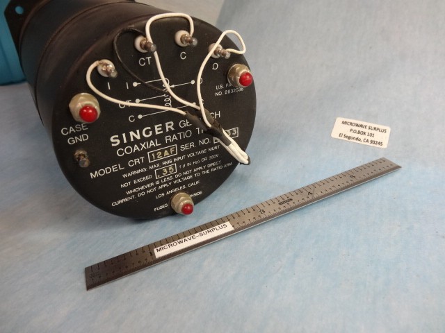 SINGER GERTSCH COAXIAL RATIO TRAN. model CRT12AF