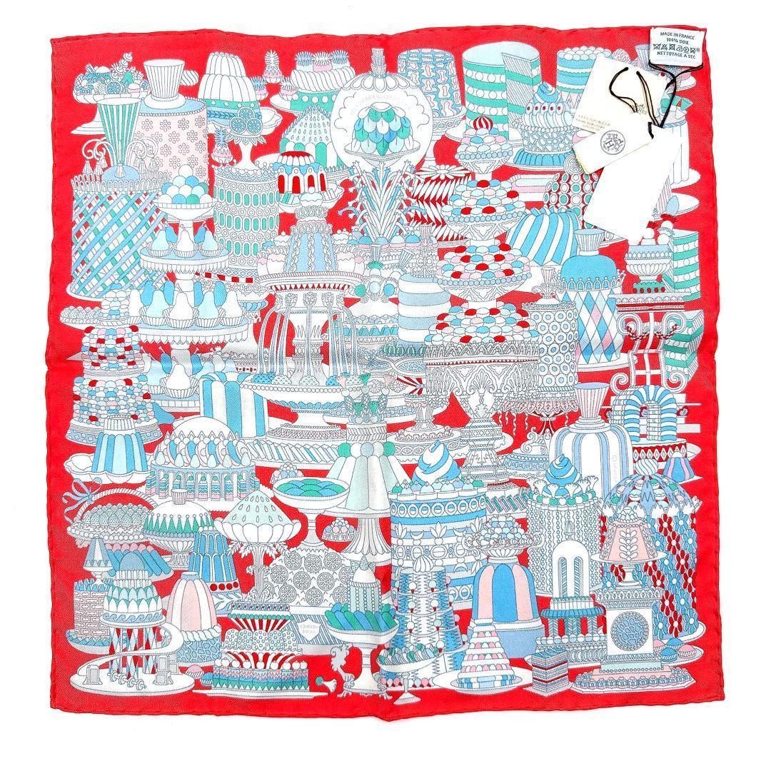 Extreme Hermes Carre 45 Patisserie Française Scarf Silk