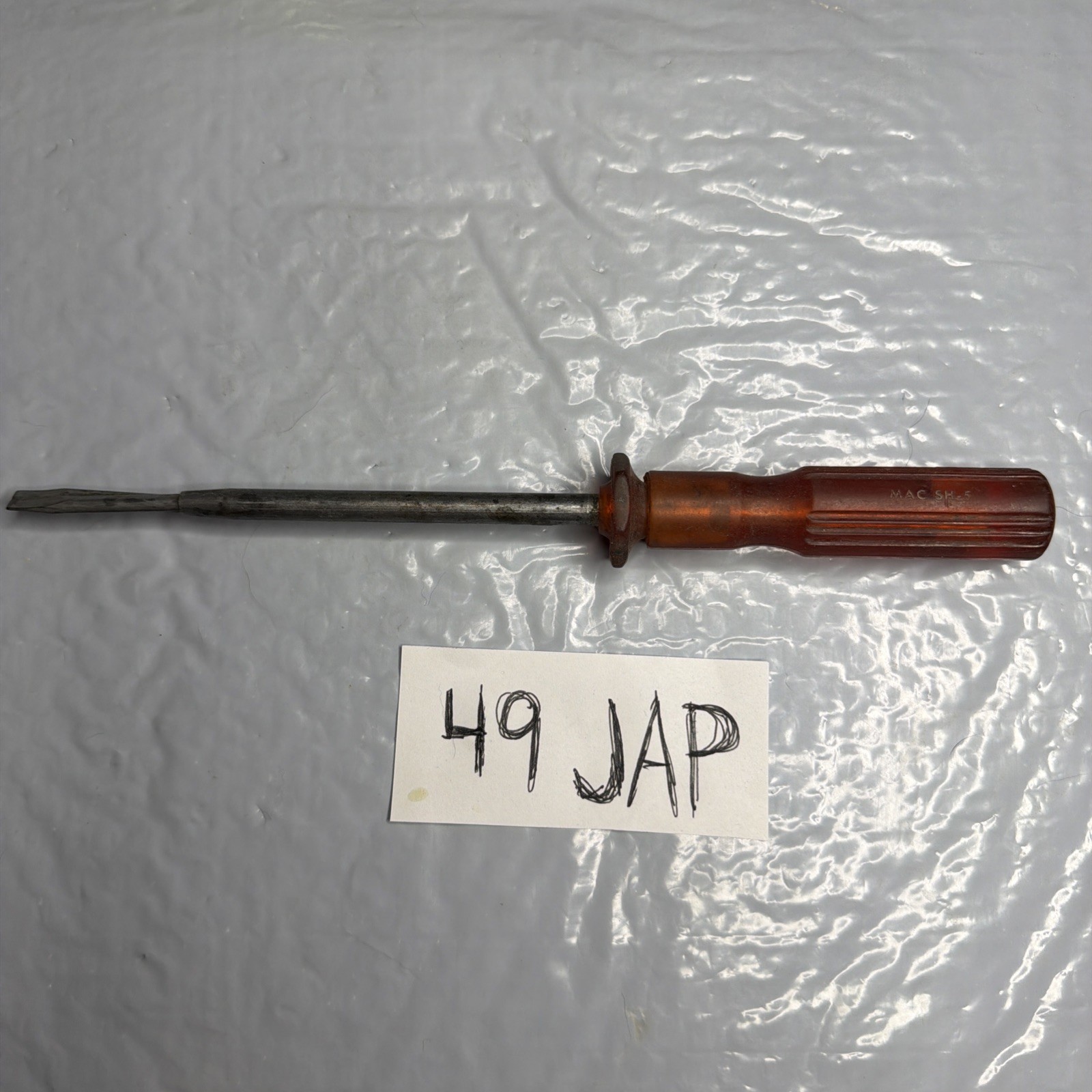 Quick Wedge MAC SH5 Slotted Flat Screwdriver 10” Salt Lake City Red Handle