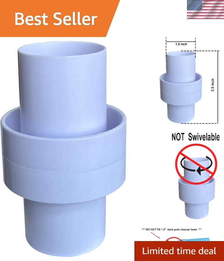 Replacement 1.5" Hose Adapter for Hayward Pool Vacuum - Effortless Connection