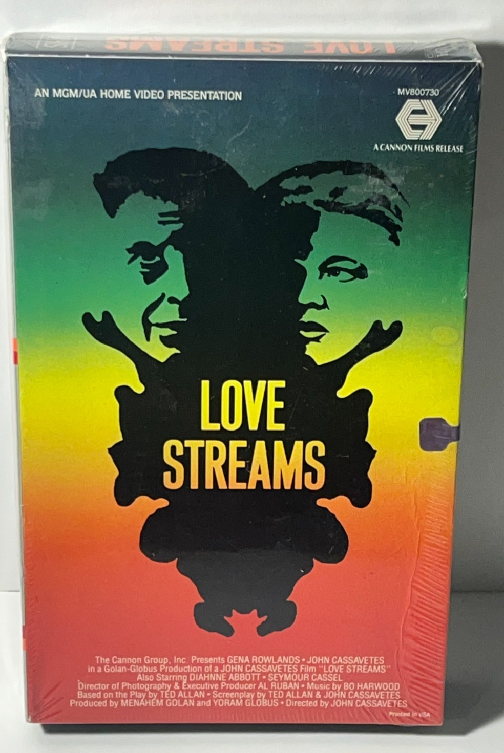 Love Streams Big Box Vhs MGM Cannon Films New 1984