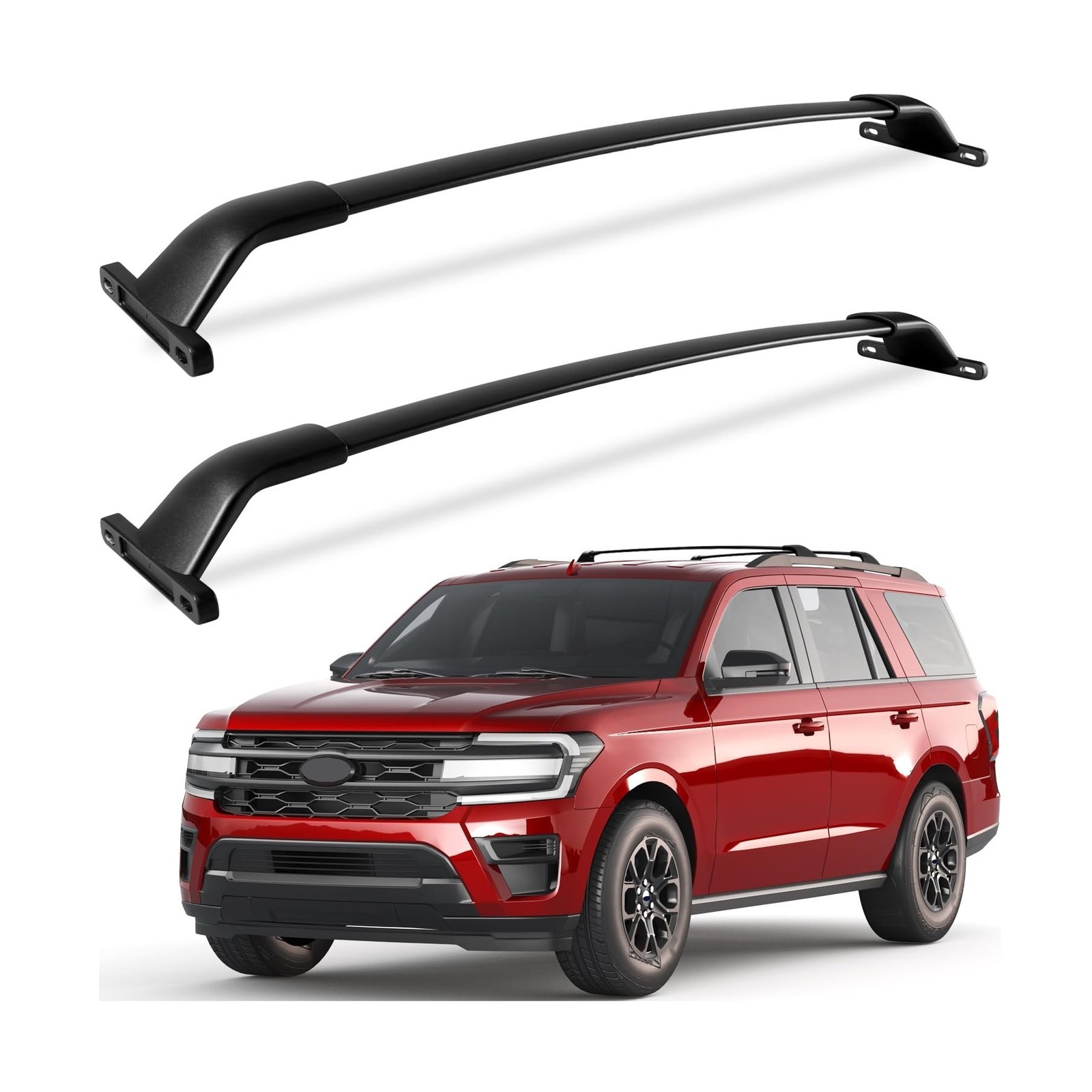 KINGGERI 300lbs Roof Racks Cross Bars Fit for Ford Expedition/Max 2018-2026 &...