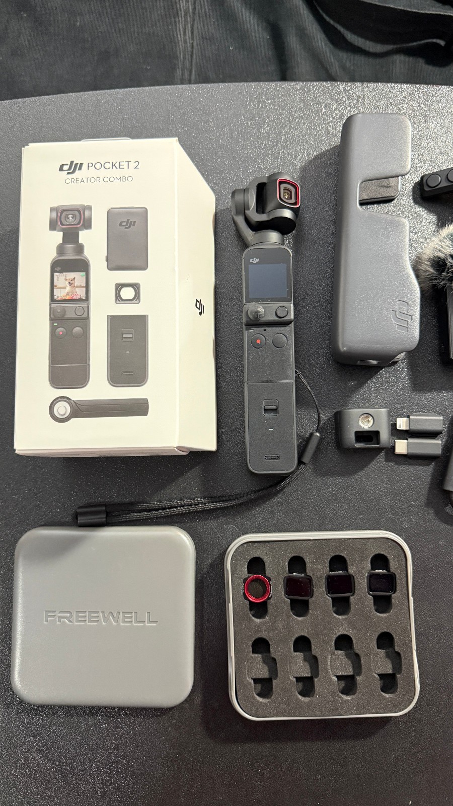 DJI Pocket 2 Creator Combo - 3 Axis 4K Gimbal Camera - Used - Great Condition