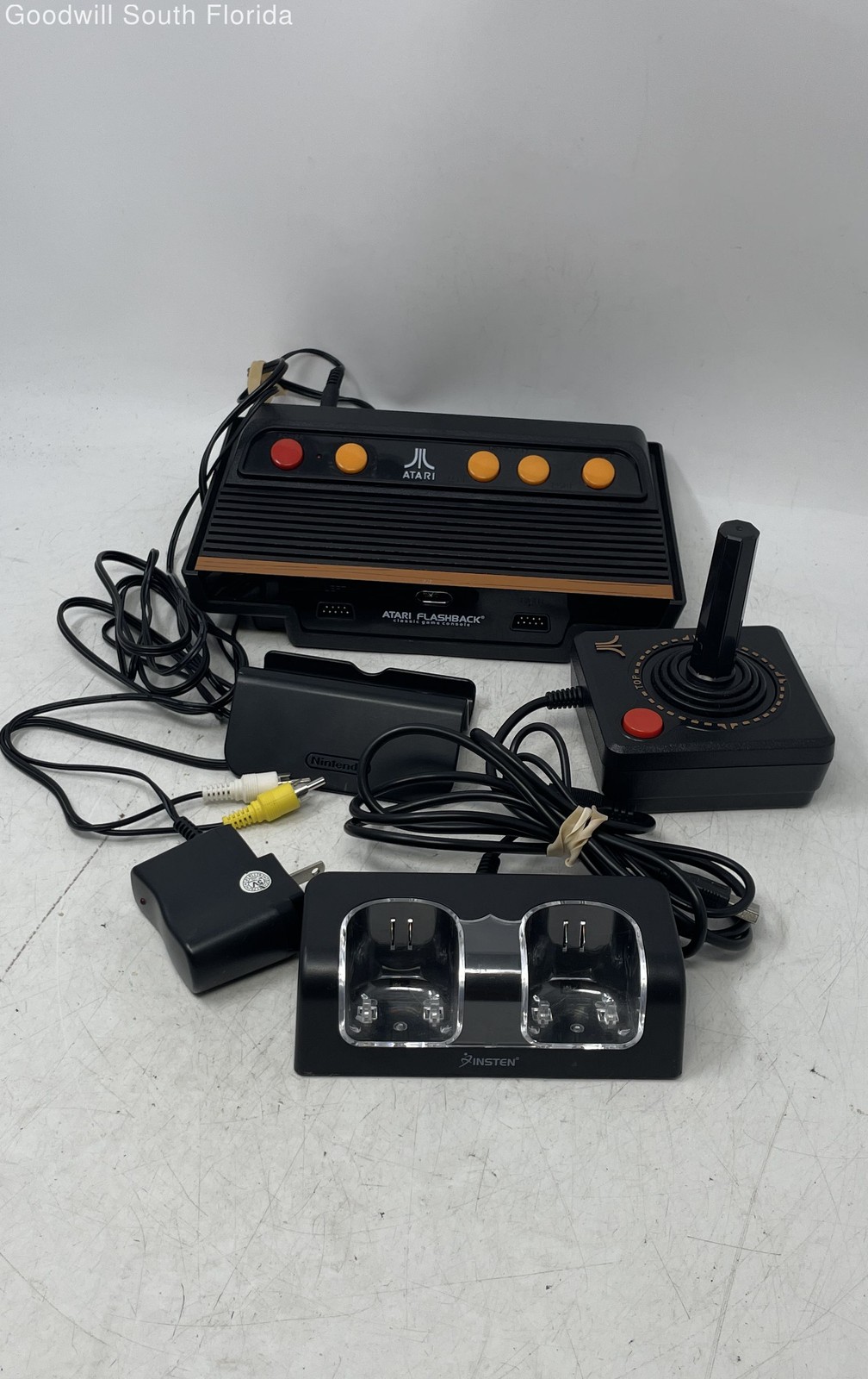 Atari Flashback Black Classic Video Game Console With Accessories Not Tested