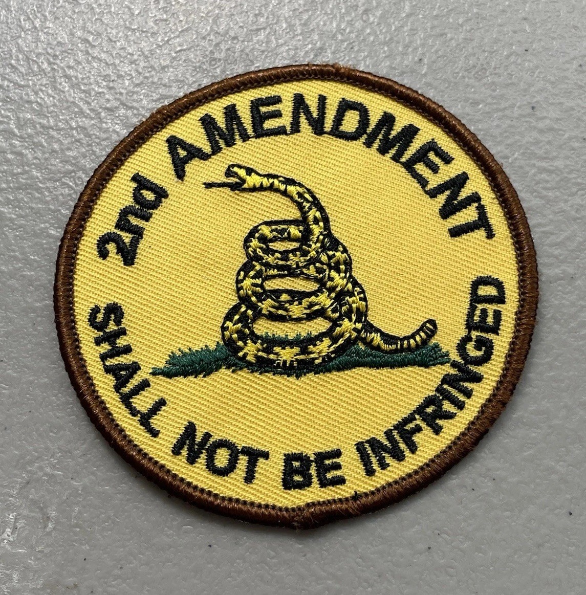 2nd Amendment Shall Not Be Infringed 3” Round Patch *Made In USA* Jackets & Hats
