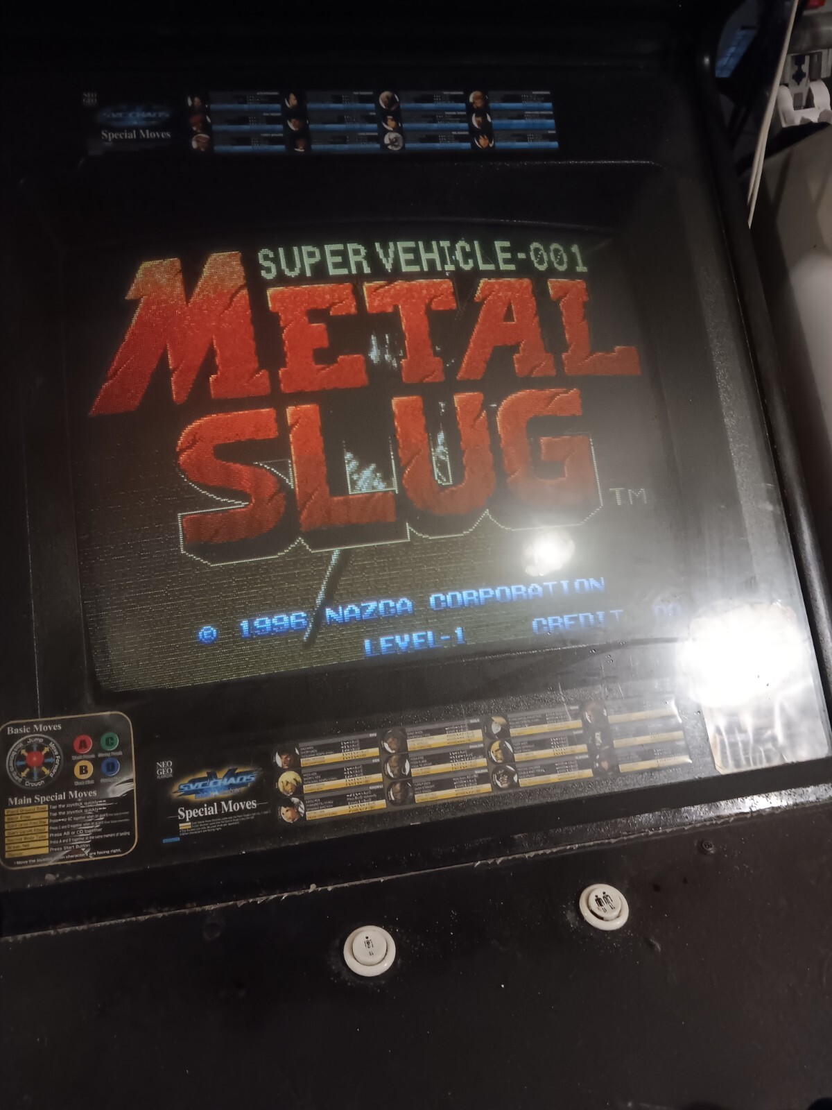 Neo Geo MVS 1 Slot Jamma PCB Arcade Cabinet SNK VS CAPCOM NEOGEO SVC Chaos 161-1