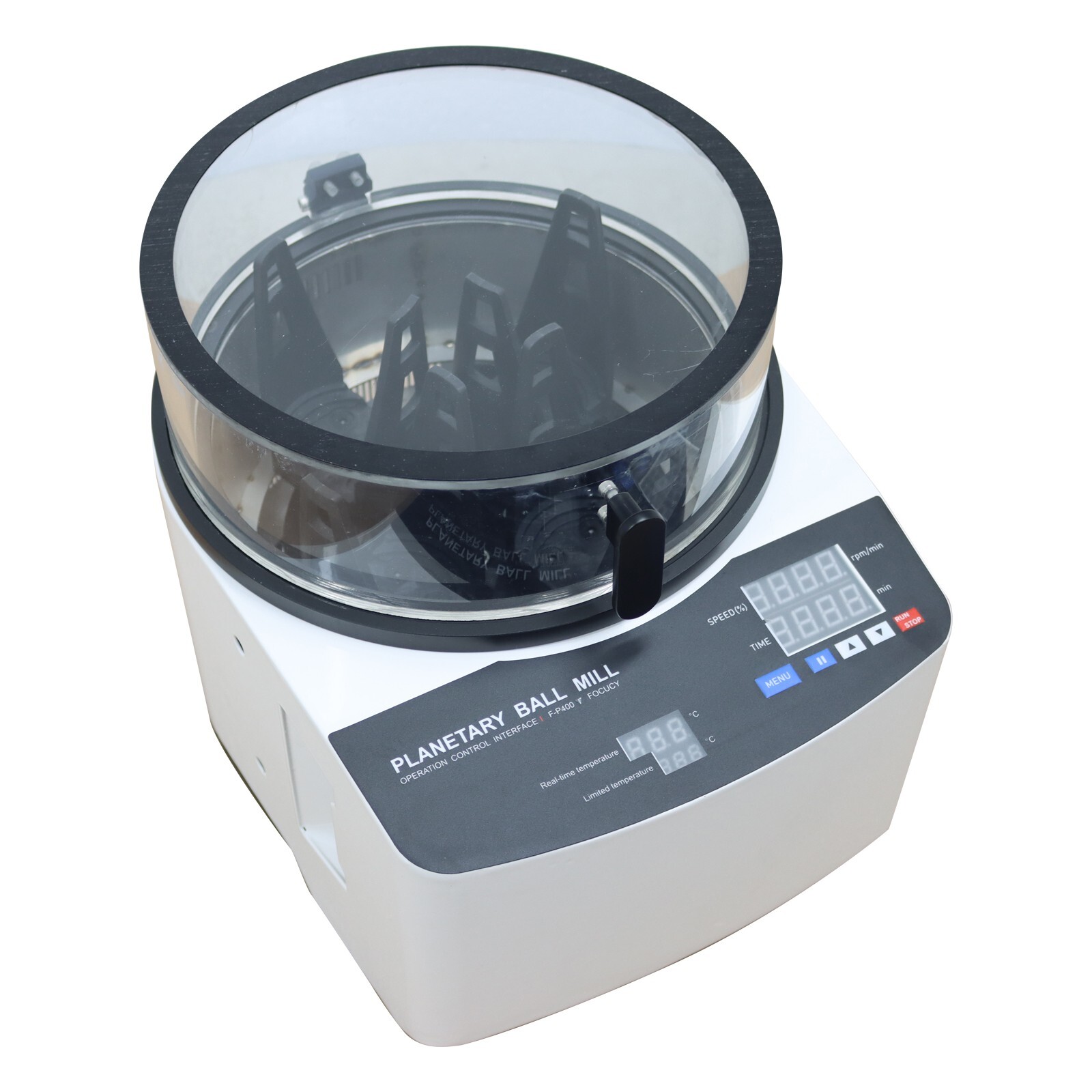 110V 400mL Lab Planetary Ball Grinding Mill Desktop Micro High-speed Silent