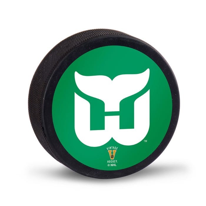 HARTFORD WHALERS COLLECTOR PUCK HIGH QUALITY GRAPHICS NHL LICENSED