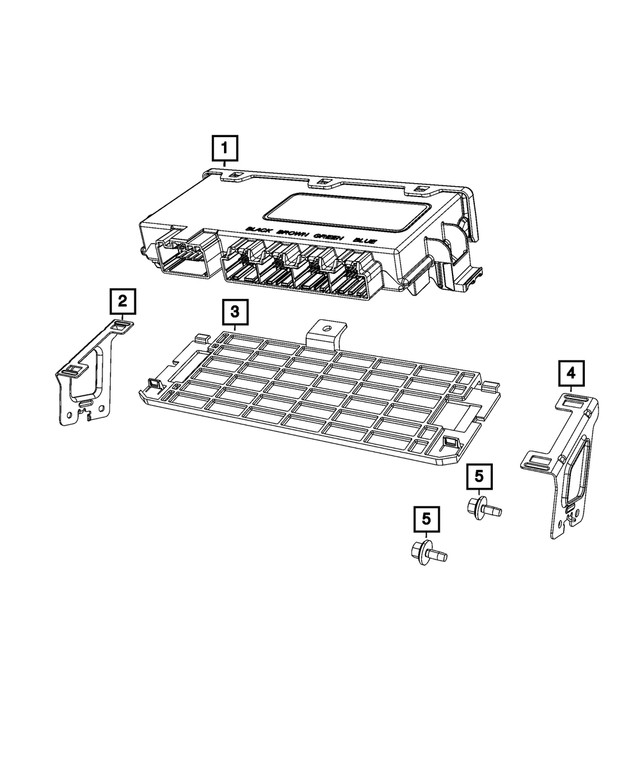 Genuine Mopar Vehicle Systems Interface Module 68592621AA