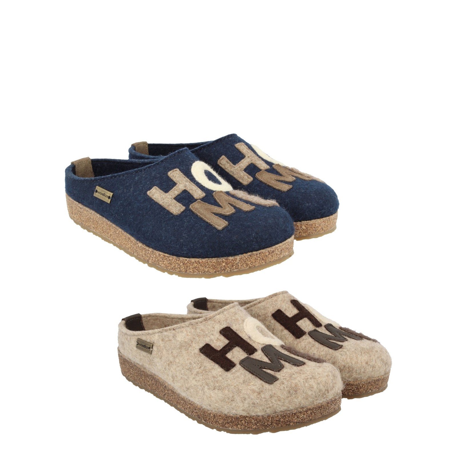 HAFLINGER GRIZZLY HOME SLIPPERS MEN WOMEN PURE WOOL CLOGS