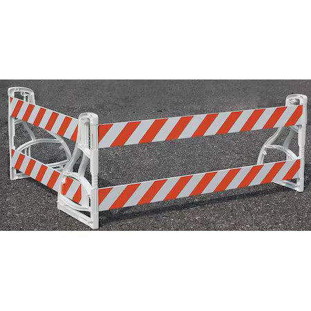 Zoro Select 97-01-1600 Barricade Leg, Polyethylene, Non-Reflective, 36 In,