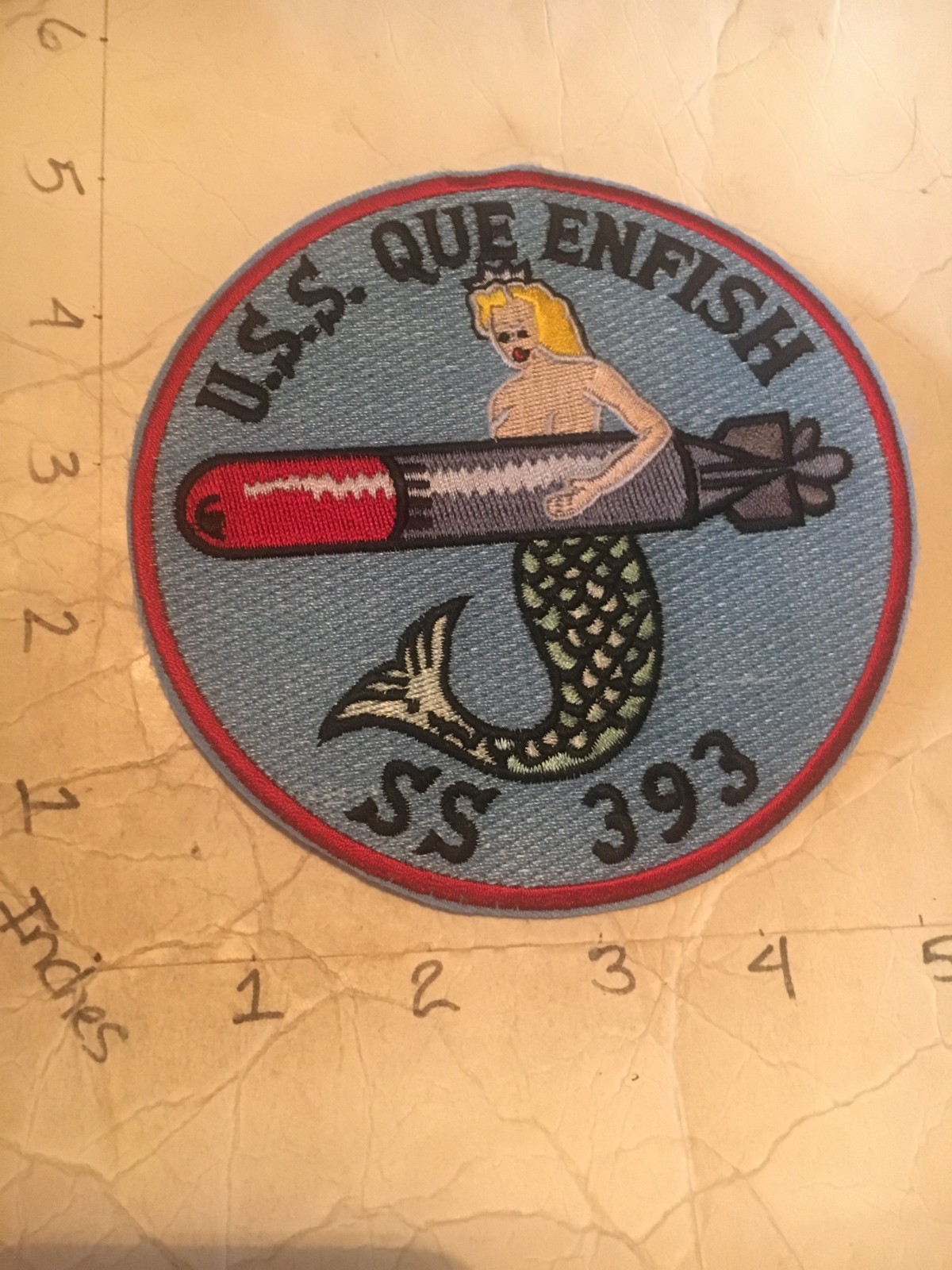 US NAVY USS Queenfish SS-393 Submarine Patch 8/1/25