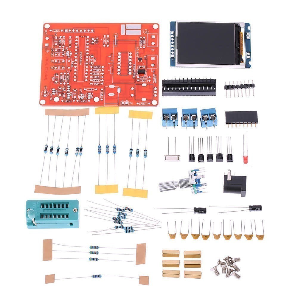 LCD Display Kit Tester Transistor Diode Capacitance ESR Meter Signal Generator