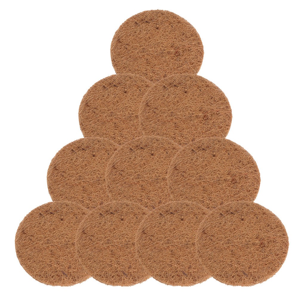 10Pcs Natural Coconut Fiber Bird Nesting Pads Soft Comfortable Mats