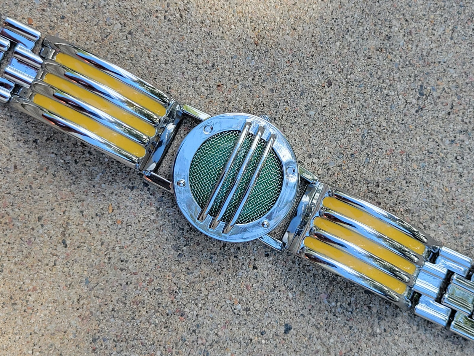Yellow Communicator Power Bracelet Prop for Ranger Cosplay