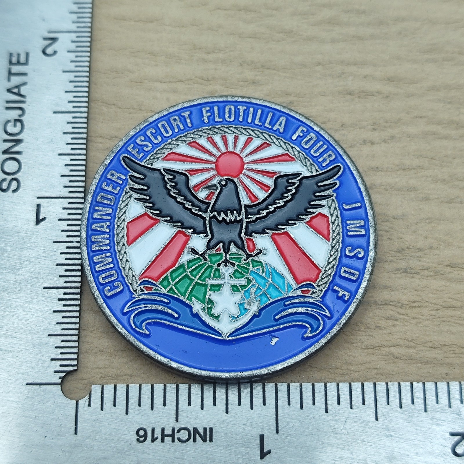 Commander Escort Flotilla Four JMSDF Challenge Coin
