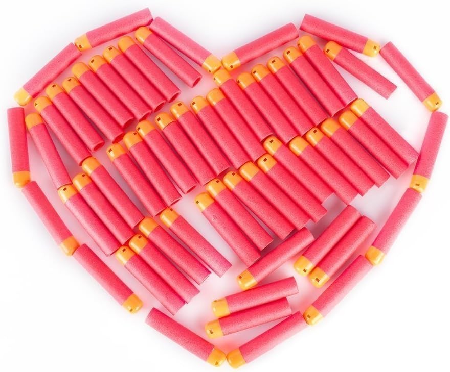 60-Pack Mega Dart Refill Set - Compatible with N-Strike Mega Series