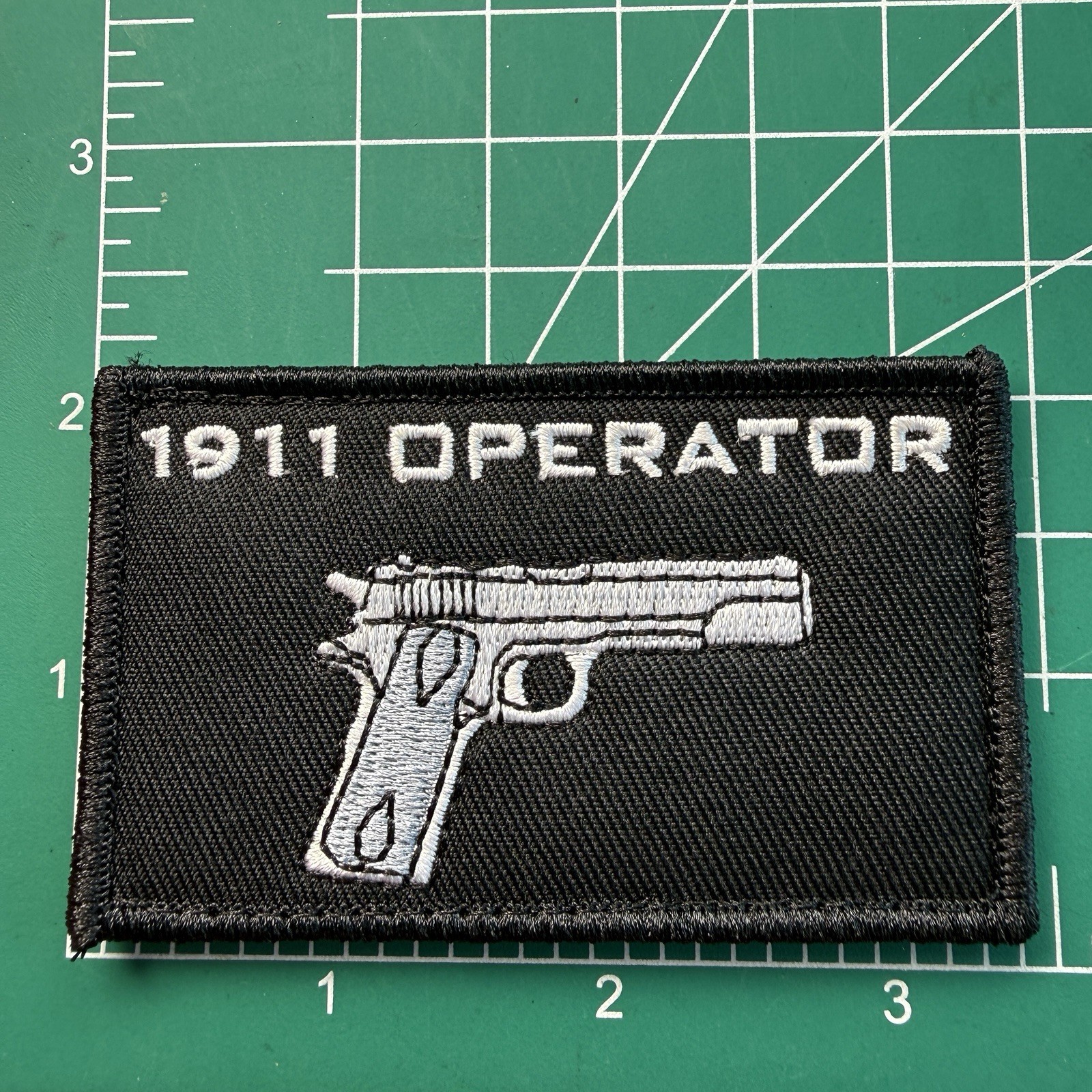 1911 Operator Morale Hook Loop Patch .45acp Armory Wilson Wesson Bear US Daly