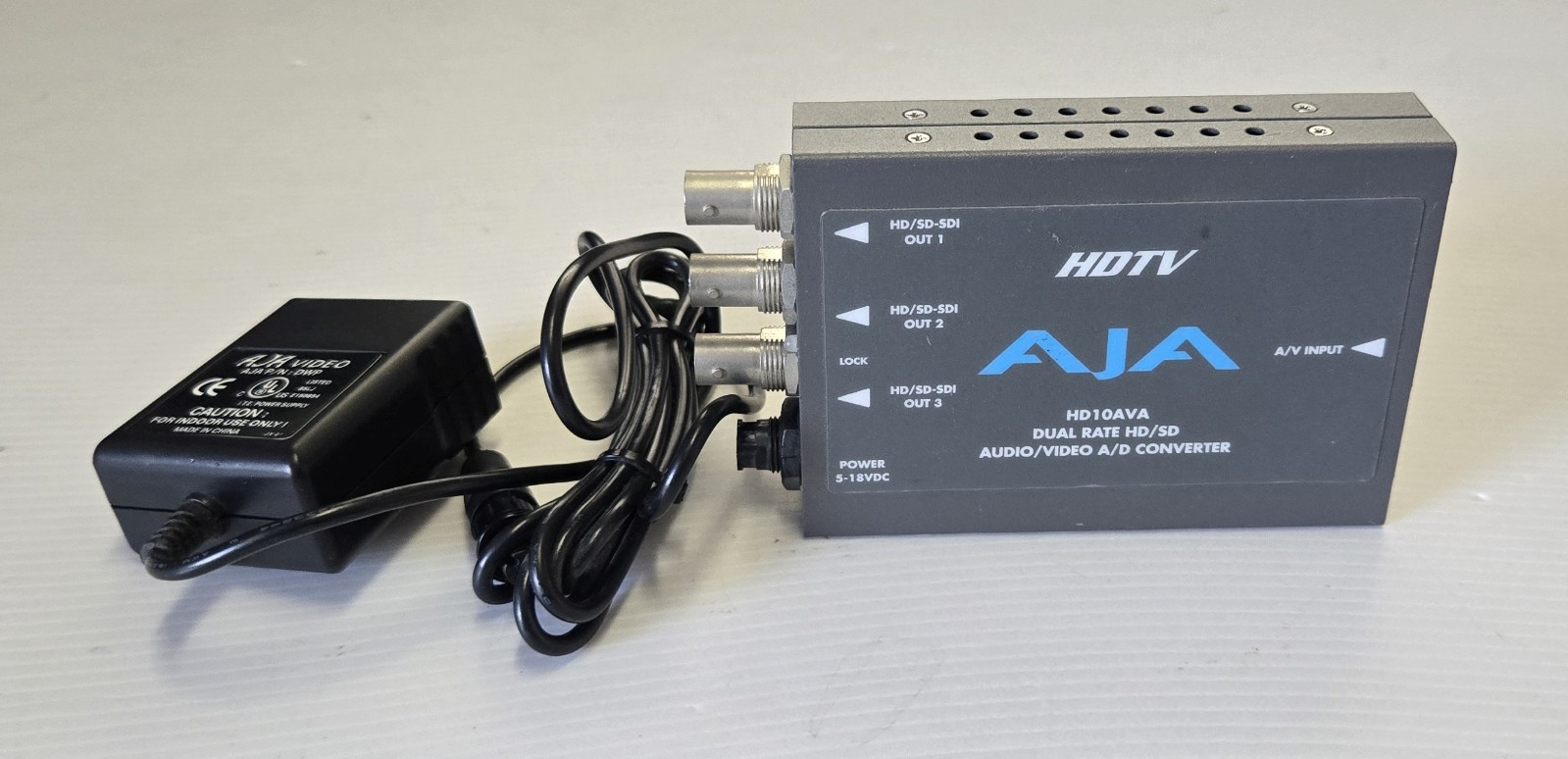 AJA HD10AVA Dual Rate HD/SD Analog Video Audio/Video A/D Converter