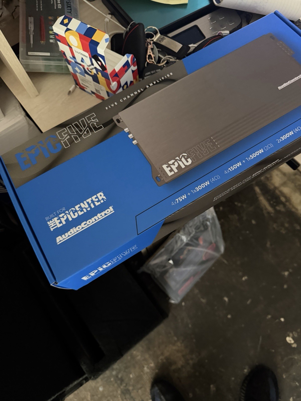 AudioControl EPICFIVE Five Channel Car Amplifier Signal Processor EPICFIVE