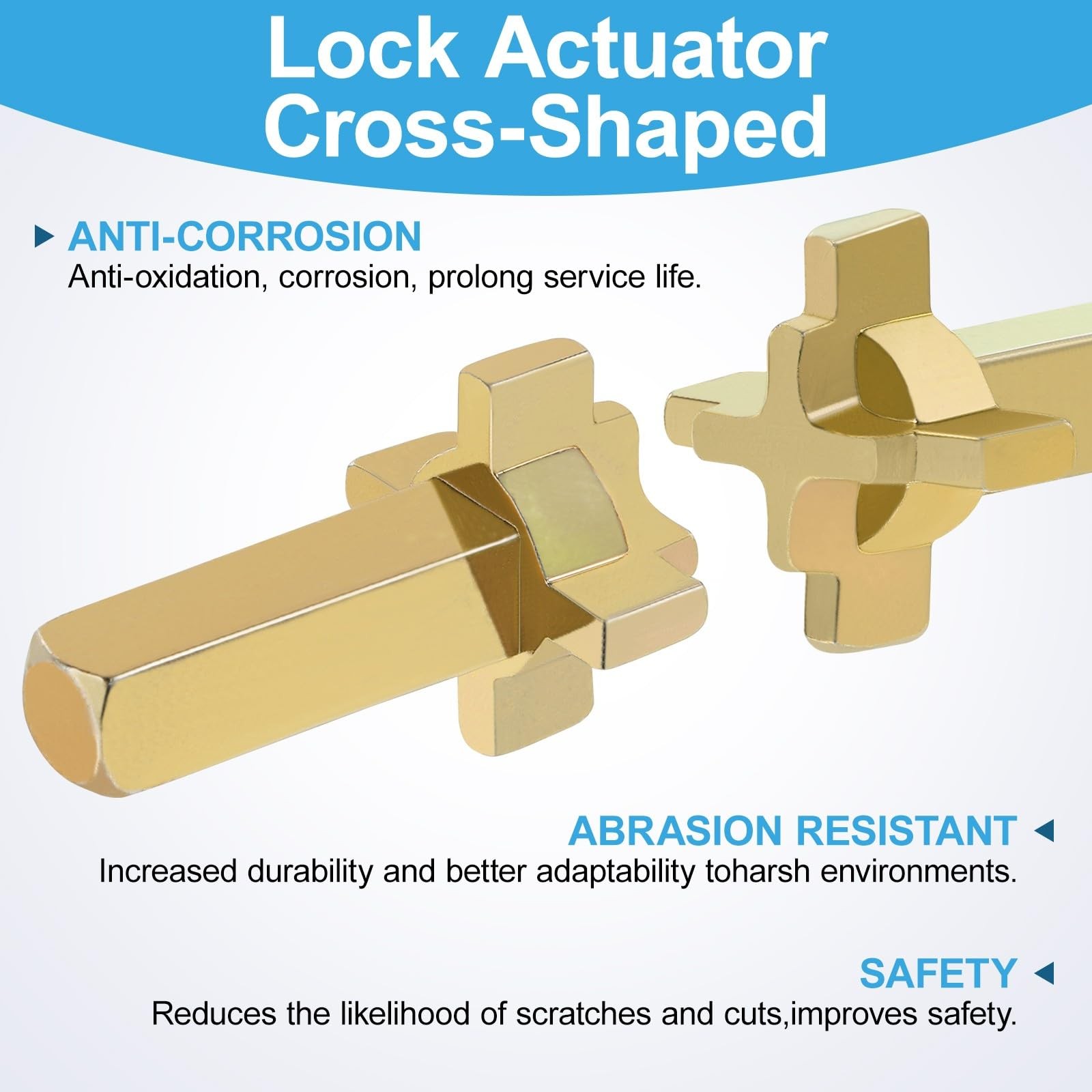 Andersen Hinged Door Lock Actuator Replacement 2579542, Colored Zinc