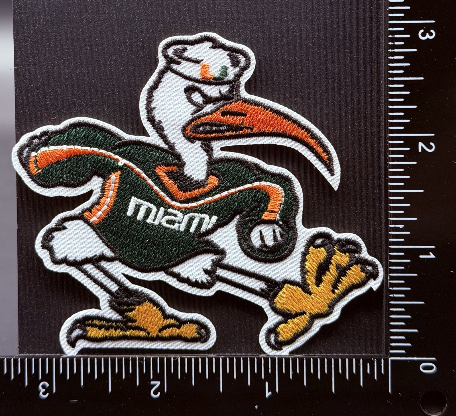 University Of Miami - Embroidered Iron On Patch