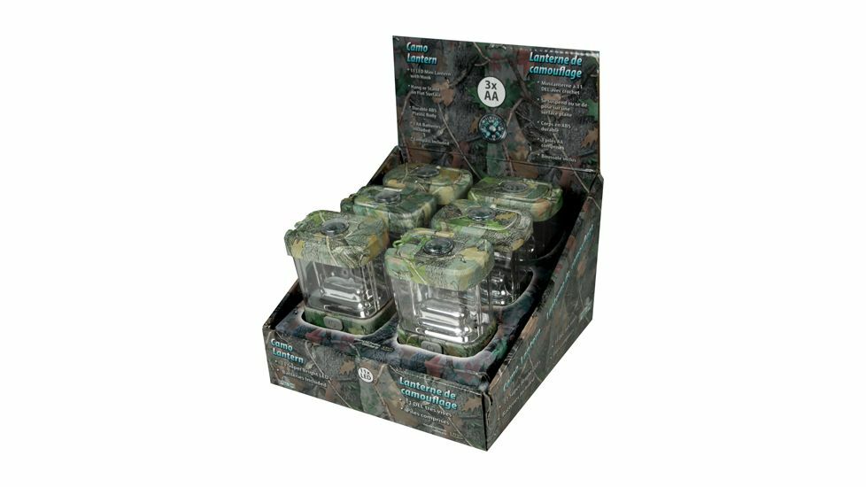 River's Edge Camo Lantern, 11 LED Mini Lantern with Hook, NEW!
