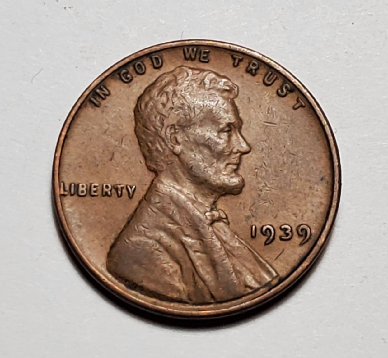 1939 P LINCOLN WHEAT PENNY #P3409