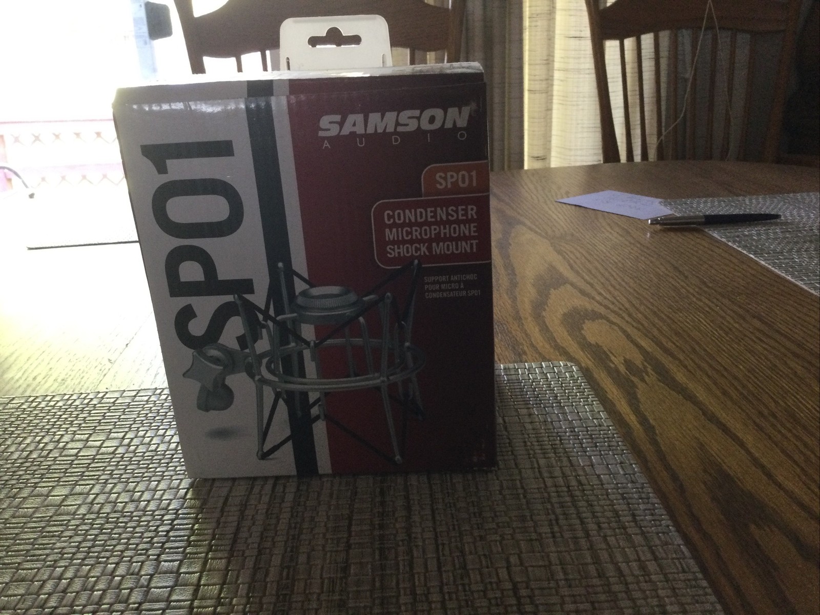 New In Box Samson SP-01 Condenser Microphone Shock Mount