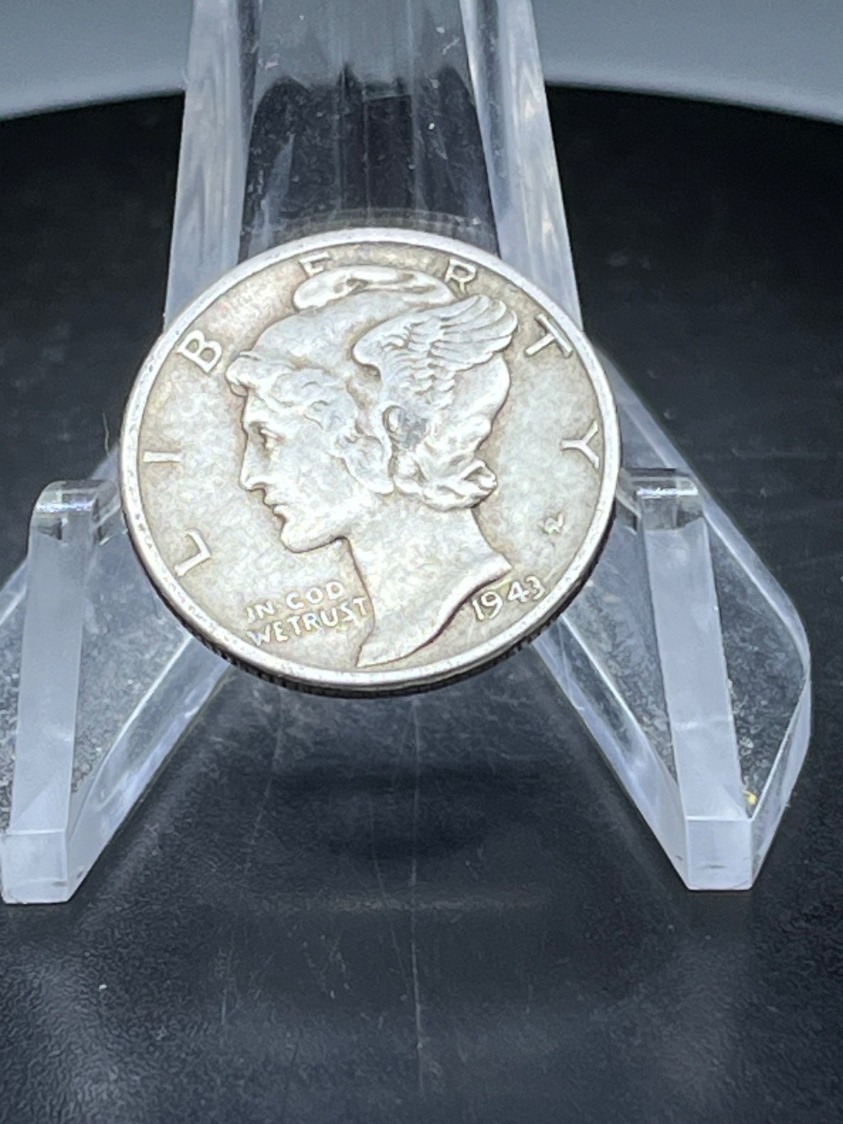 1943 Mercury Dime - Actual Silver Coin # CB120