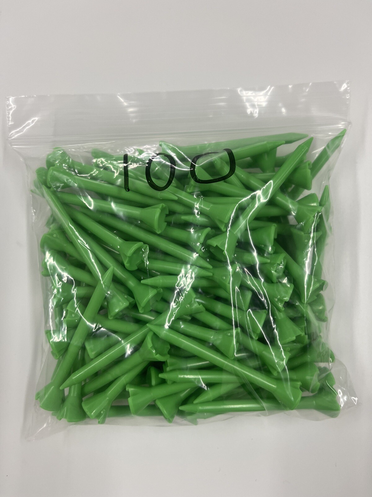 100 Plastic Golf Tee 2 3/4.